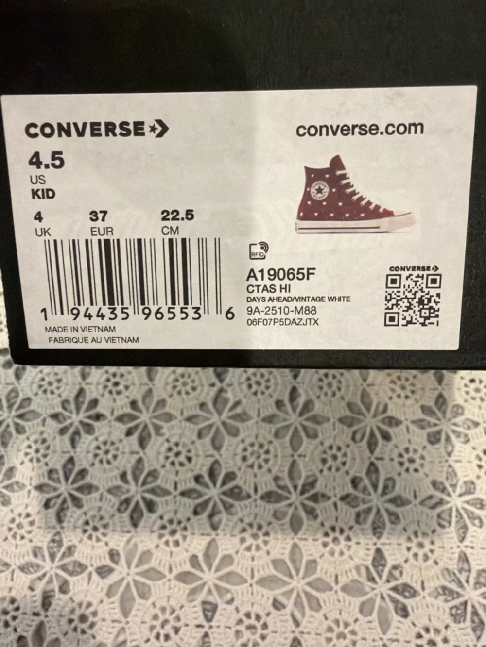 Converse Chuck Taylor All Star Valentine's Day High-Top Sneaker - Kids' 4.5
